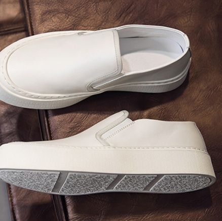 メンズ スリッポン 軽やか歩行快適キャンバス地無地スリッポン