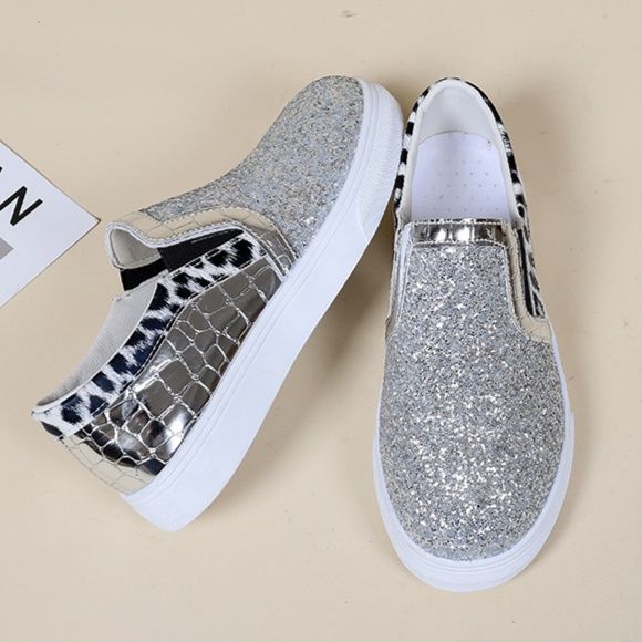 メンズ スリッポン グリッター輝くエナメル切替メンズスリッポン