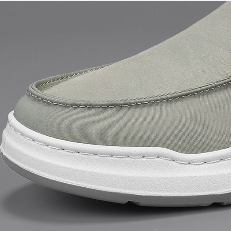 メンズ スリッポン エアソール搭載快適キャンバススリッポン