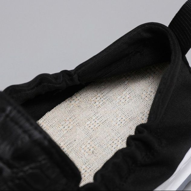 メンズ スリッポン 軽量厚底ソール快適メンズスリッポンシューズ