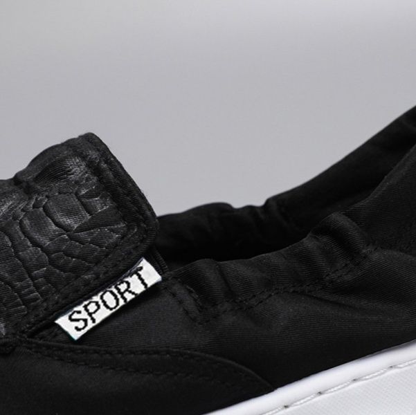 メンズ スリッポン 軽量厚底ソール快適メンズスリッポンシューズ