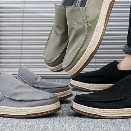 メンズ スリッポン 軽量快適キャンバスカジュアルスリッポン