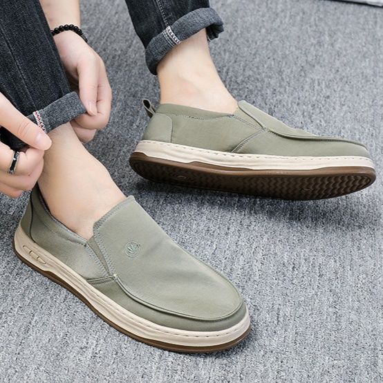 メンズ スリッポン 軽量快適キャンバスカジュアルスリッポン