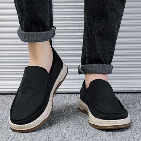 メンズ スリッポン 軽量快適キャンバスカジュアルスリッポン