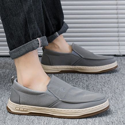 メンズ スリッポン 軽量快適キャンバスカジュアルスリッポン