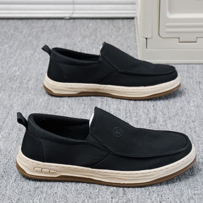 メンズ スリッポン 軽量快適キャンバスカジュアルスリッポン