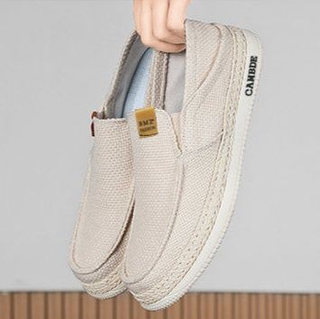 メンズ スリッポン 通気性抜群メッシュ編み込みデッキシューズ風スリッポン