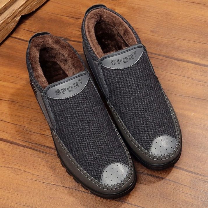 メンズ スリッポン 履き心地抜群の軽量スエード調スリッポン