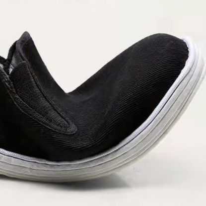 メンズ スリッポン シンプルデザイン キャンバス地スリッポン