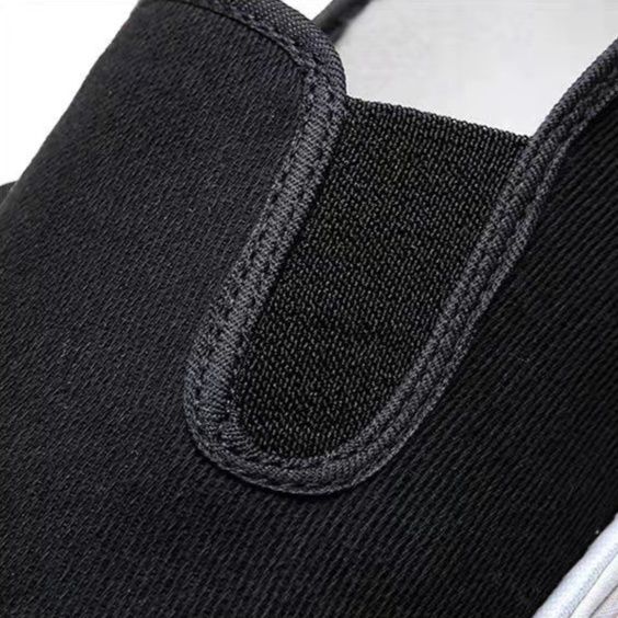 メンズ スリッポン シンプルデザイン キャンバス地スリッポン