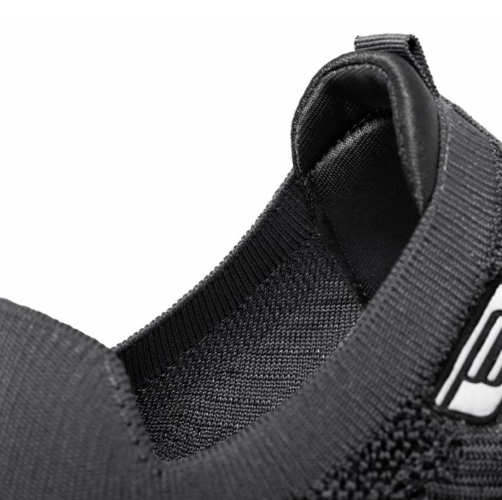 メンズ スリッポン 軽量通気メッシュ編み込みスリッポン