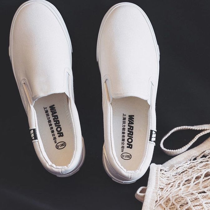 メンズ スリッポンキャンバス シンプルデザイン軽量シューズ