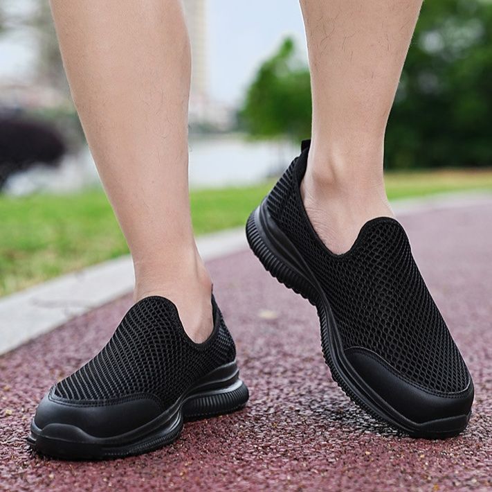 メンズ スリッポンメッシュ 超軽量通気性抜群スニーカー