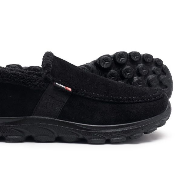 メンズ スリッポンスェード 裏ボア付きスニーカー