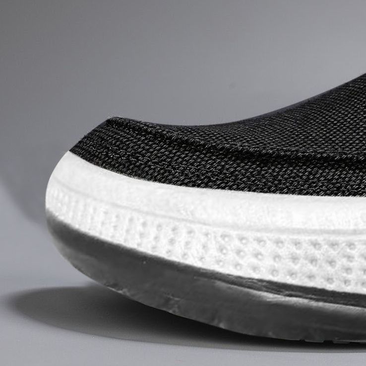 メンズ スリッポン キャンバス軽量厚底ソールスニーカー