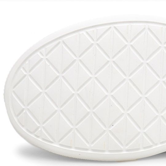 メンズ スリッポン 厚底キャンバス地スリッポンシューズ