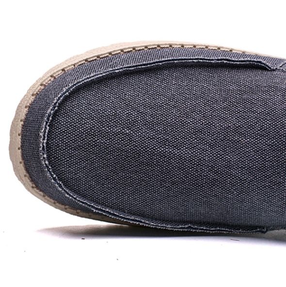 メンズ スリッポン 軽量キャンバス地カジュアルシューズ