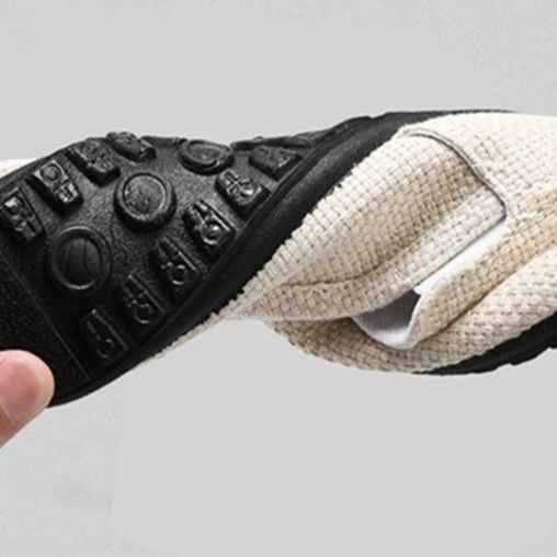 メンズ スリッポン 軽量キャンバス地シューズ