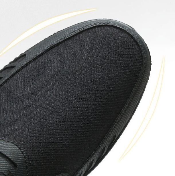 メンズ スリッポン 軽量厚底メッシュ素材シューズ