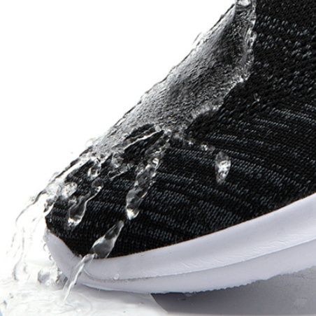 メンズ スリッポン ニット編み込み軽量ソックス型メンズスリッポン