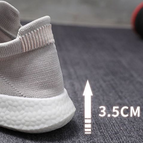 メンズ スリッポン 軽量ニット編みメンズソックス型スニーカー
