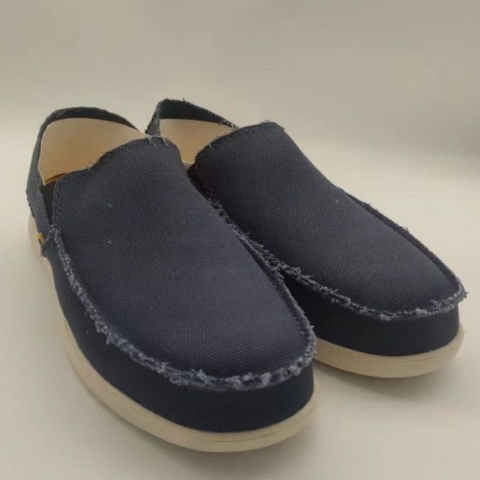 メンズ スリッポン 軽量快適キャンバス地カジュアルシューズ