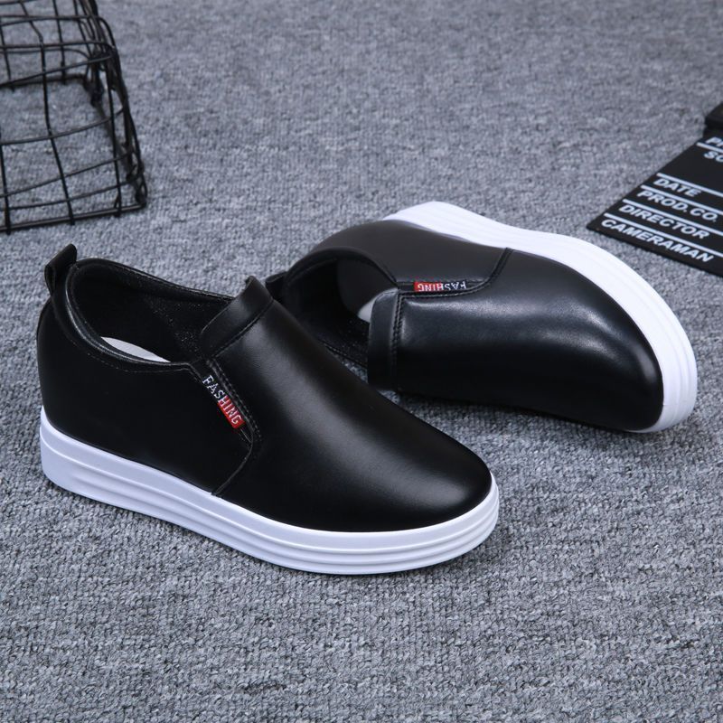 メンズ スリッポン 多機能レザー製メンズスリッポン