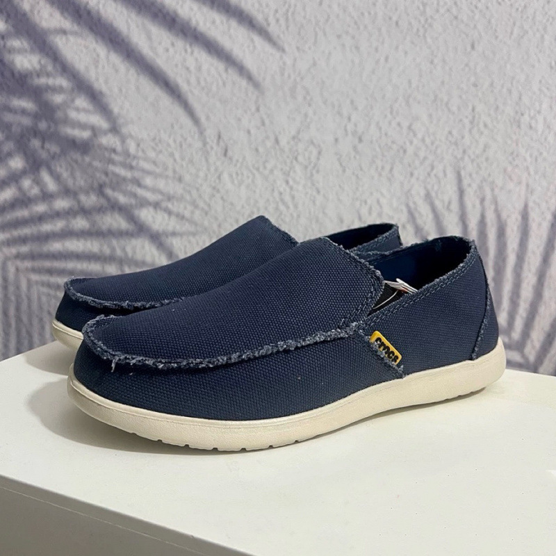 メンズ スリッポン 軽量快適キャンバス地カジュアルシューズ