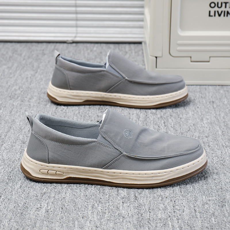 メンズ スリッポン 軽量快適キャンバス地カジュアルスリッポン