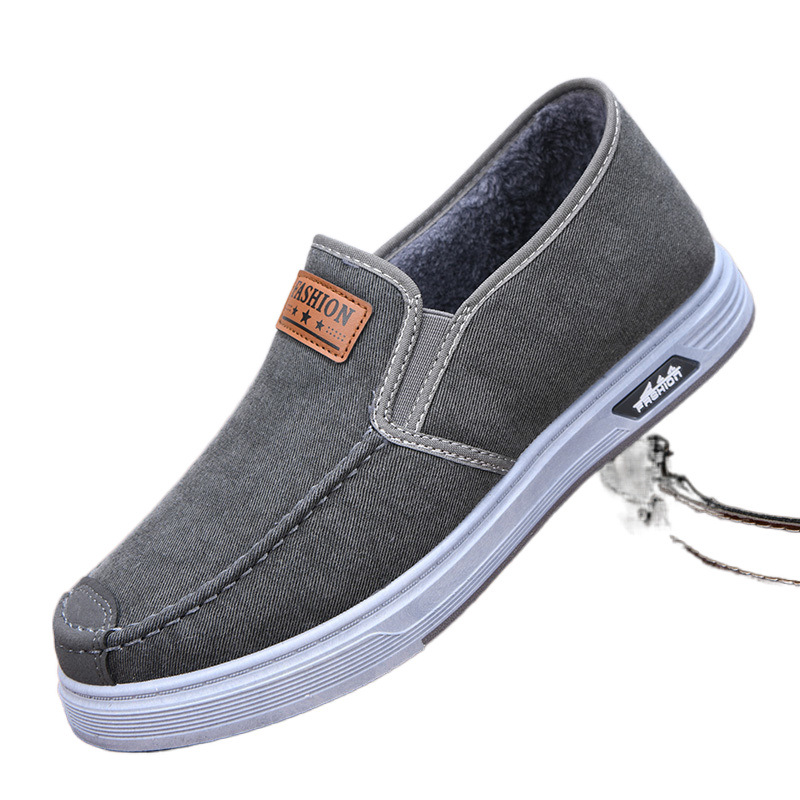 メンズ スリッポン 保暖キャンバススリッポン