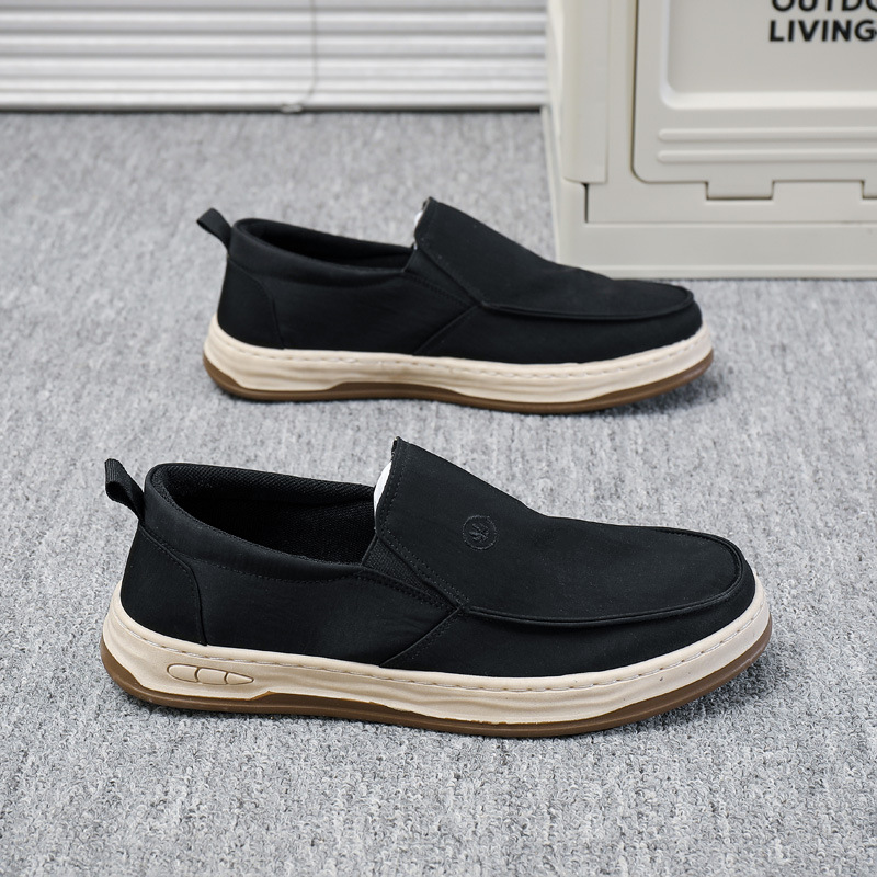 メンズ スリッポン 軽量快適キャンバス地カジュアルスリッポン