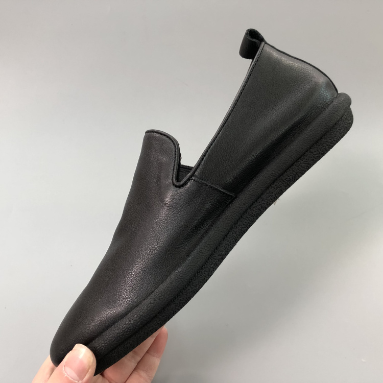 メンズ スリッポン 本革製軽量快適歩行紳士用履きやすい靴