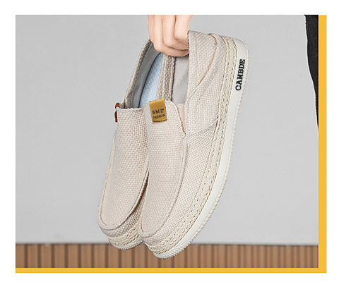 メンズ スリッポン 通気性抜群メッシュ編み込みデッキシューズ風スリッポン