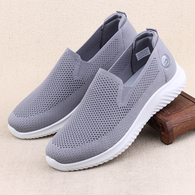 メンズ スリッポン 軽量通気性抜群メッシュ素材スリッポンシューズ