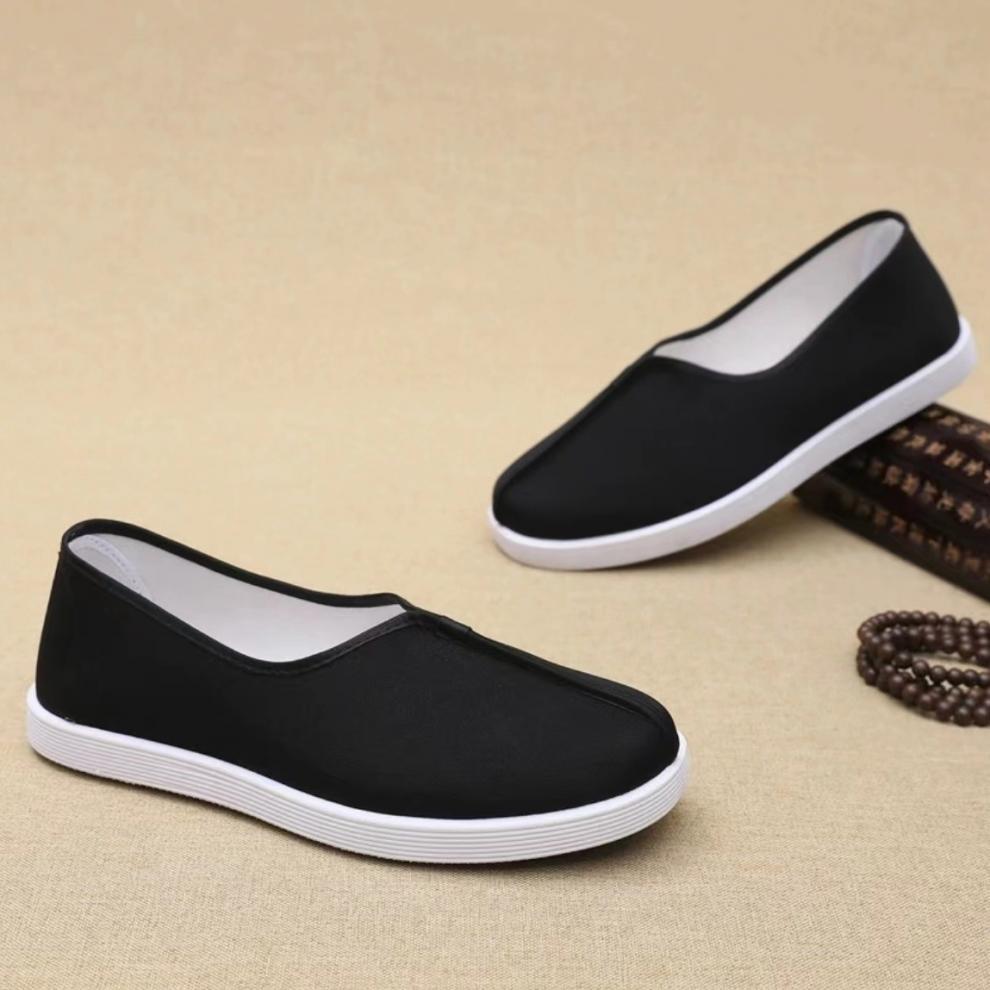 メンズ スリッポンキャンバス シンプルデザイン軽量カジュアルシューズ