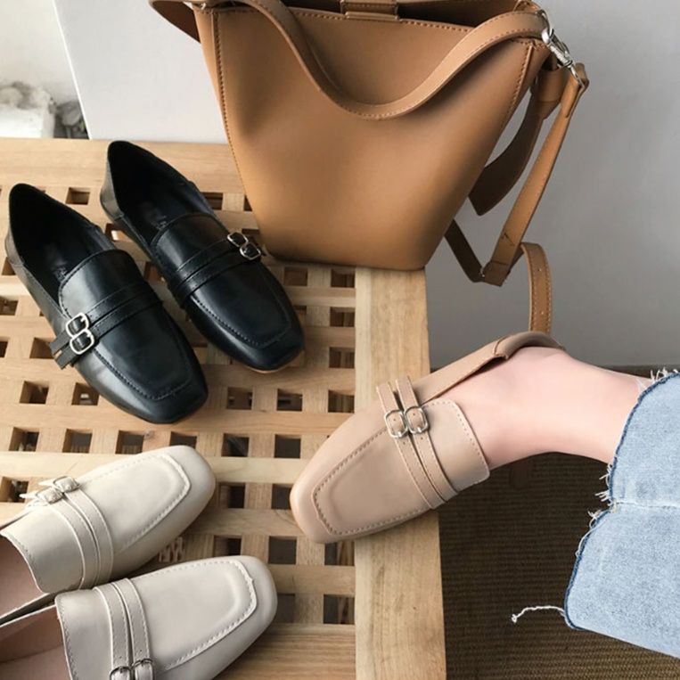 レディースモカシンスリッポン快適歩行