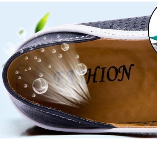 メンズ通気性デッキシューズ スリッポン春夏軽量靴