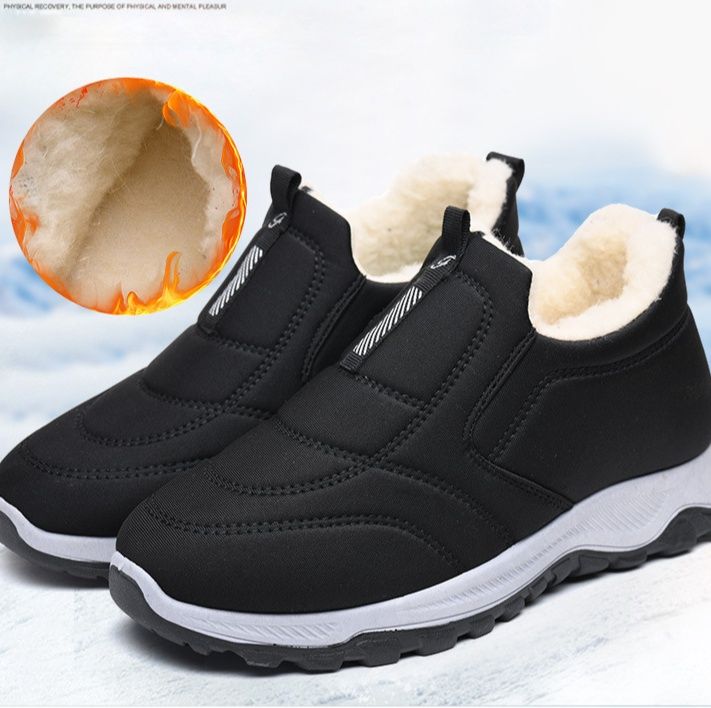 裏ボア付き厚底スリッポンスニーカー