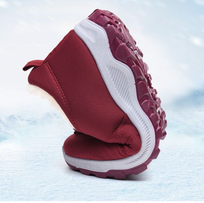 裏ボア付き厚底スリッポンスニーカー