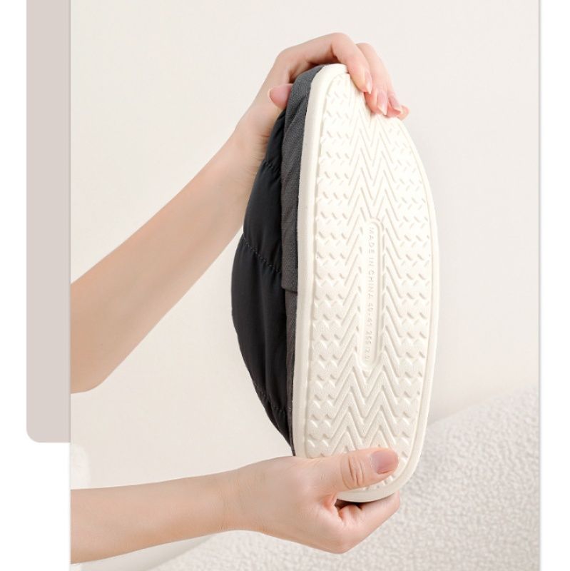 軽量キルティング中綿入りルームスリッポン