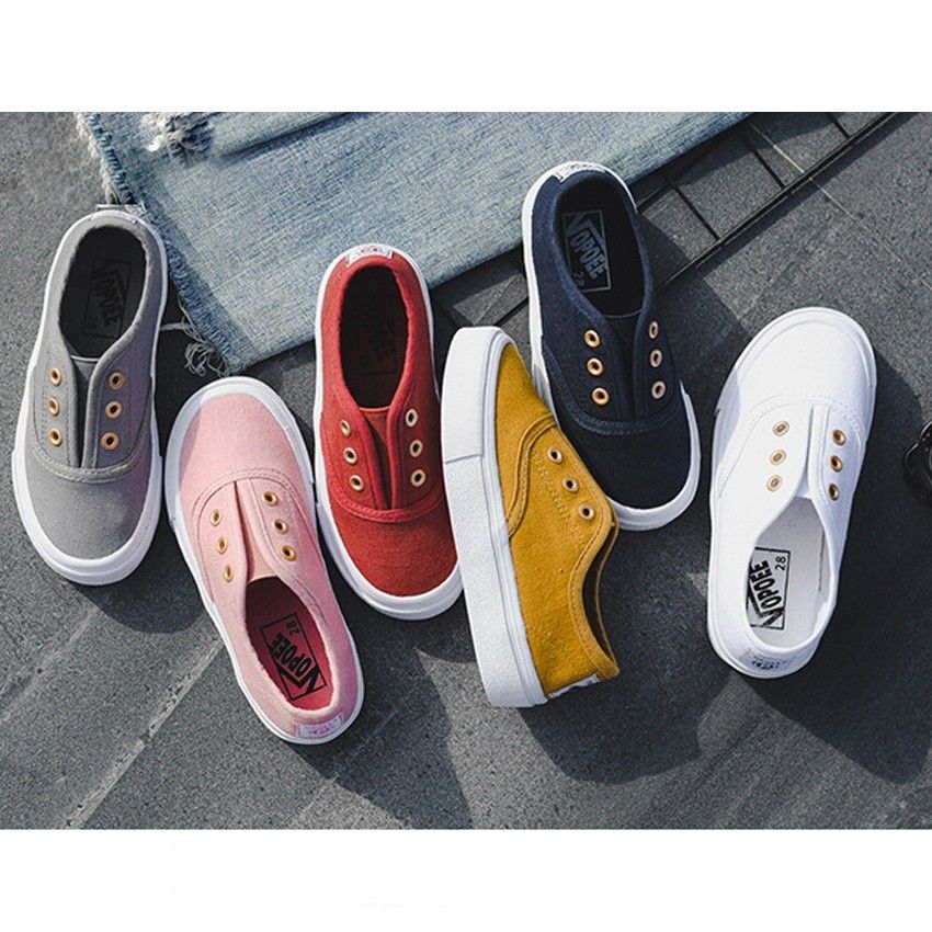 キッズ用軽量スリッポン靴 紐なし子供靴