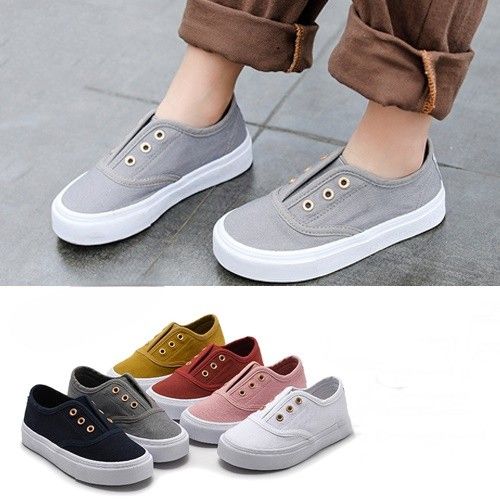 キッズ用軽量スリッポン靴 紐なし子供靴