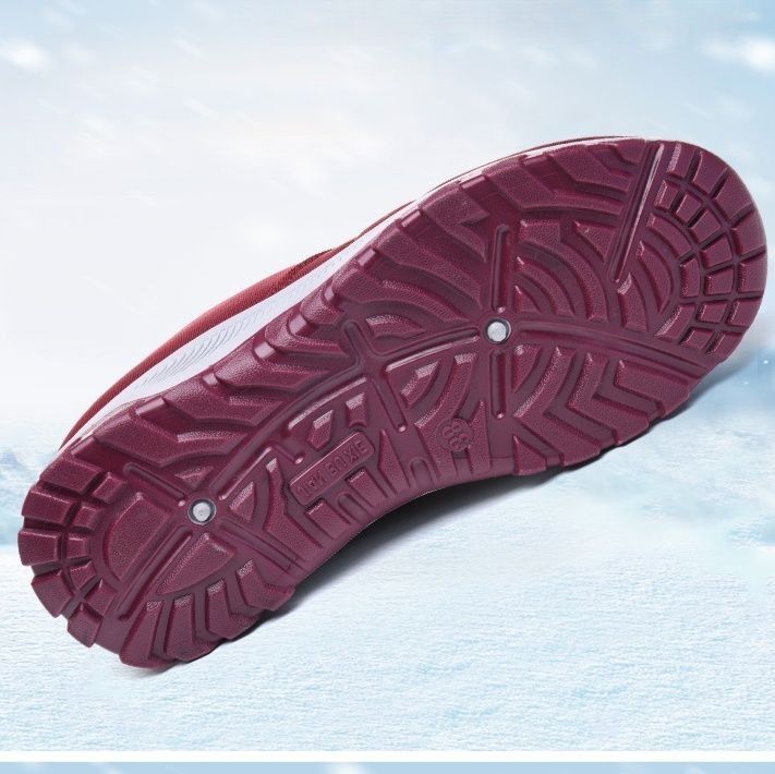 裏ボア付き厚底スリッポンスニーカー