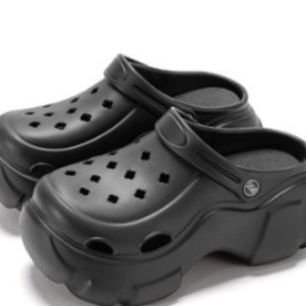 スリッポンメンズ 厚底プラットフォームサンダルスリッポン