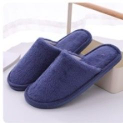 もこもこボア素材の室内用スリッポンメンズ