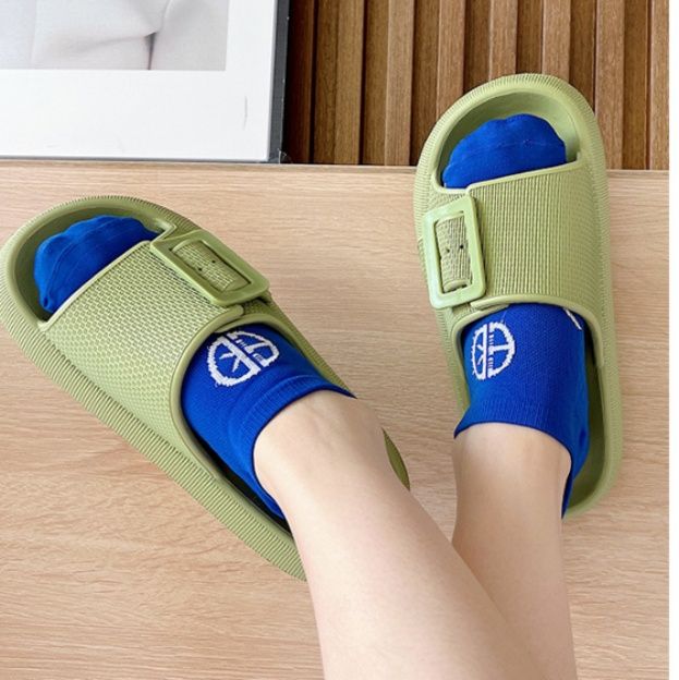 バックル付き厚底サンダルスリッポンメンズ