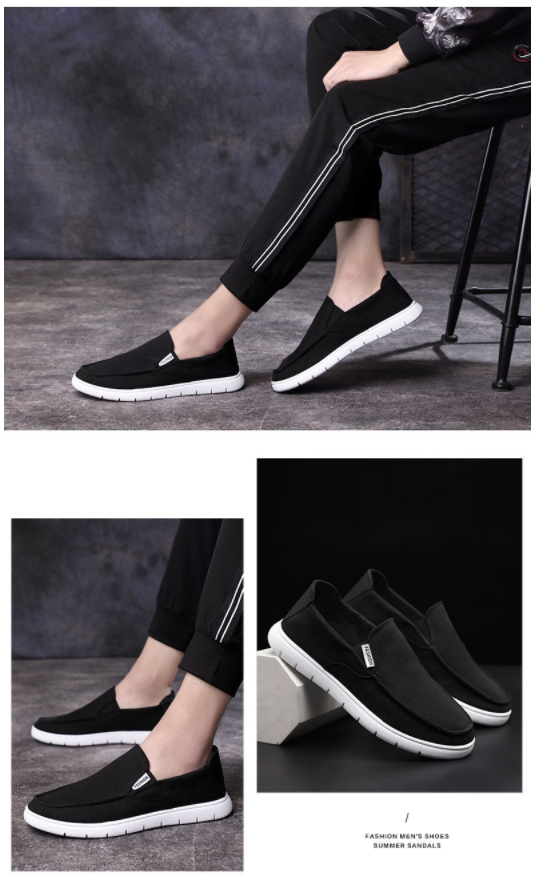 メンズ スリッポン 軽量 無地 カジュアル シューズ 通勤通学