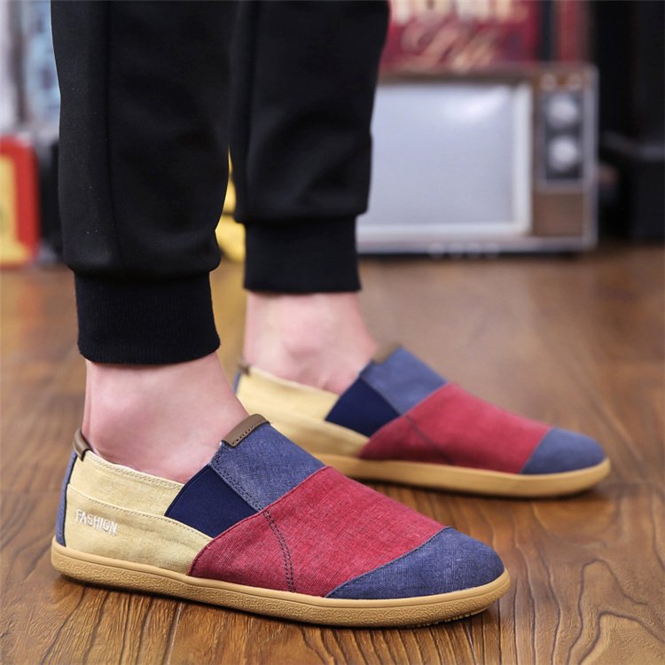 メンズ カジュアル スリッポン 軽量 歩きやすい 春夏秋