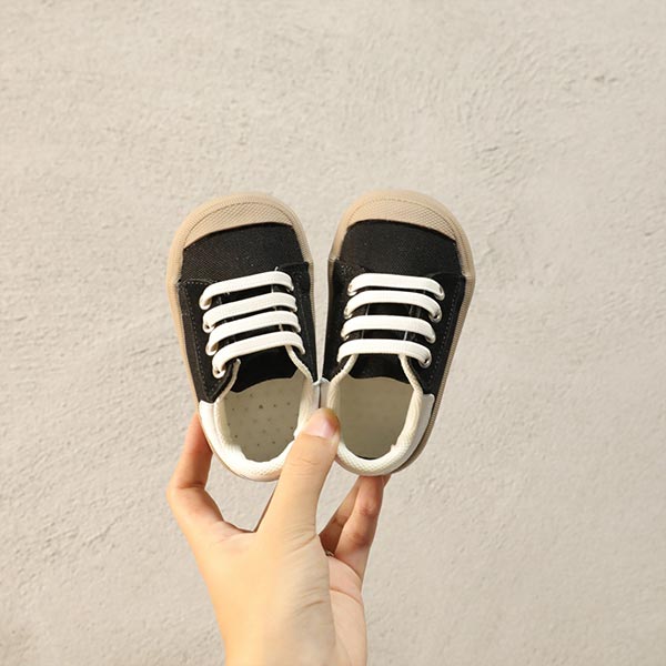 キッズ用カラフルスリッポン三色セット橙緑黒