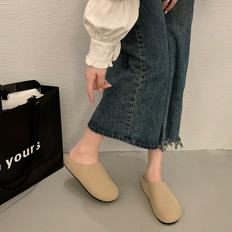 レディース スリッポン サンダル ぺたんこ フラット